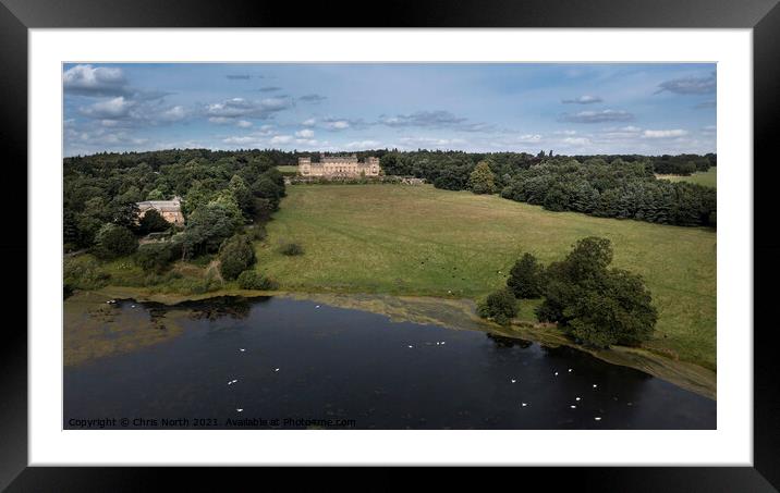 Harewood House, one of the Treasure Houses of England. Framed Mounted Print by Chris North