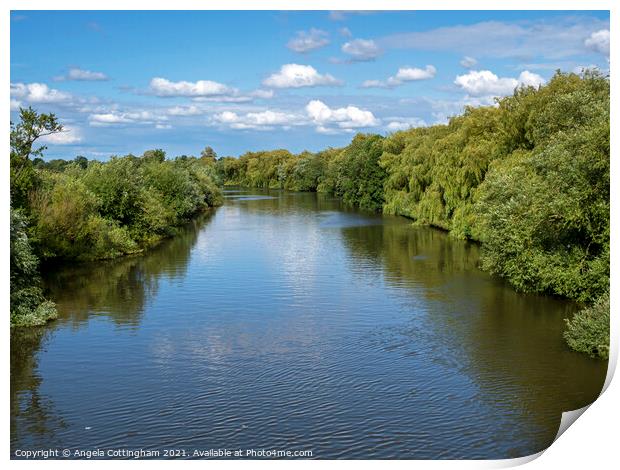 River Ouse Print by Angela Cottingham