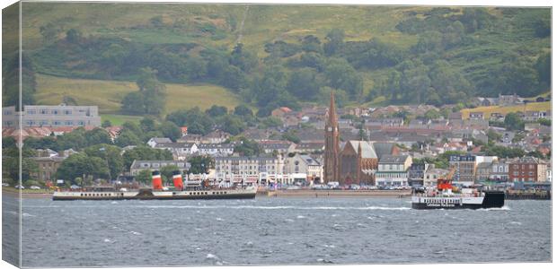 Nautical activity at Largs harbour Canvas Print by Allan Durward Photography