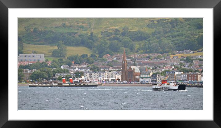 Nautical activity at Largs harbour Framed Mounted Print by Allan Durward Photography