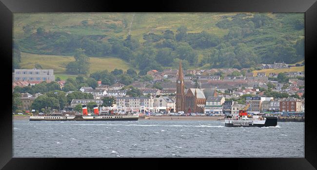 Nautical activity at Largs harbour Framed Print by Allan Durward Photography