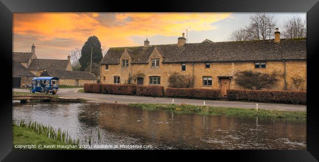Lower Slaughter In The Cotswolds (3) Framed Print by Kevin Maughan