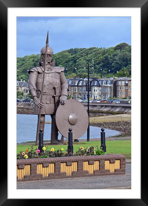 Magnus the Viking Largs Framed Mounted Print by Allan Durward Photography