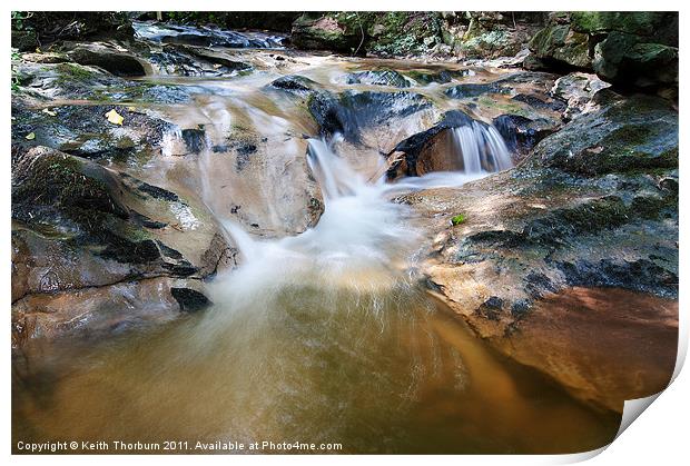 Flowing River Print by Keith Thorburn EFIAP/b