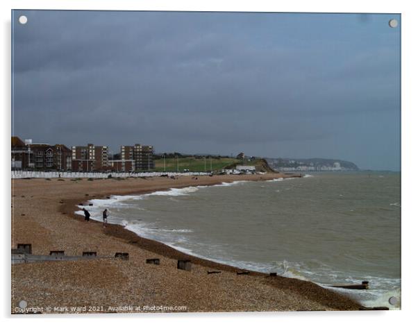 Overcast and Breezy in Bexhill Acrylic by Mark Ward