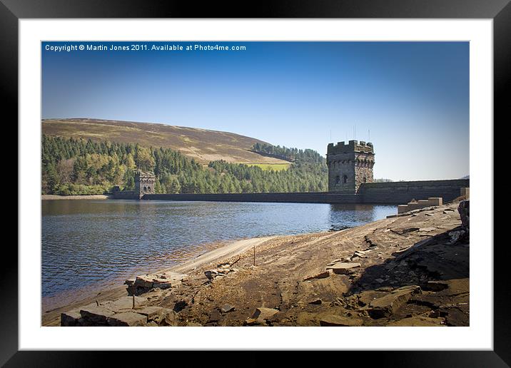 Derwent Dam Framed Mounted Print by K7 Photography