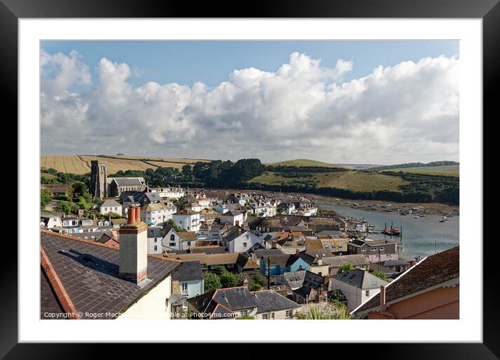 Breathtaking View of Salcombe Framed Mounted Print by Roger Mechan