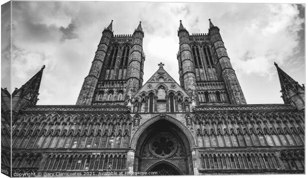 Lincoln Cathedral Canvas Print by Gary Clarricoates