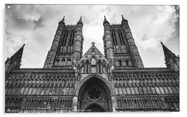 Lincoln Cathedral Acrylic by Gary Clarricoates