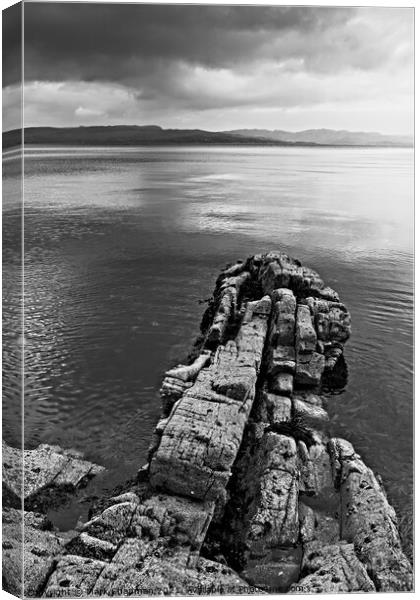 Loch Slapin shoreline, Skye Canvas Print by Photimageon UK
