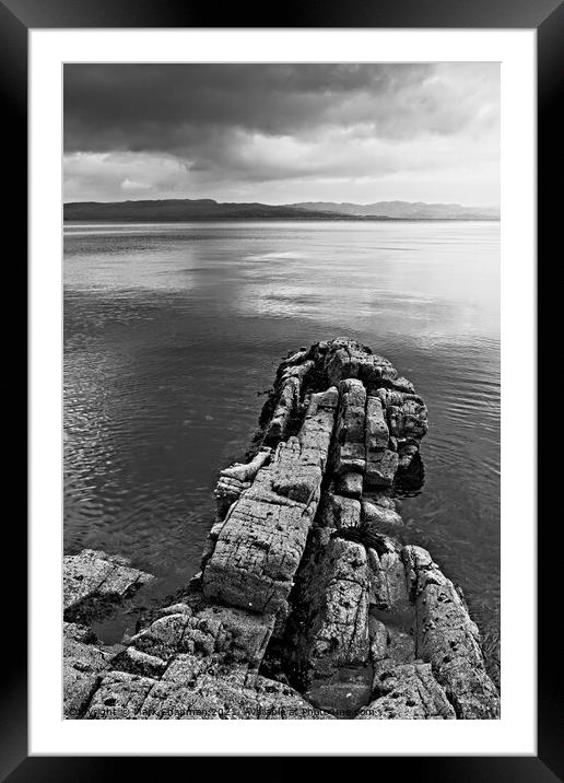 Loch Slapin shoreline, Skye Framed Mounted Print by Photimageon UK