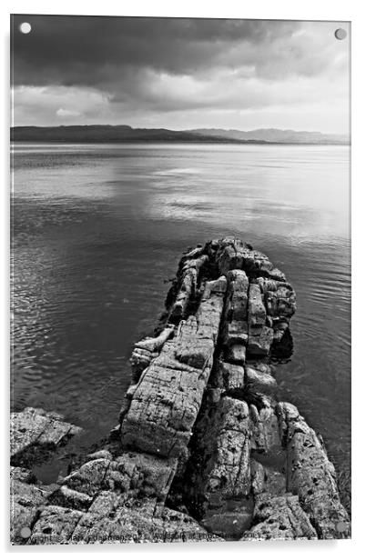 Loch Slapin shoreline, Skye Acrylic by Photimageon UK