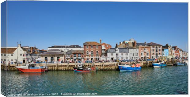 Weymouth Waterfront Canvas Print by Graham Prentice