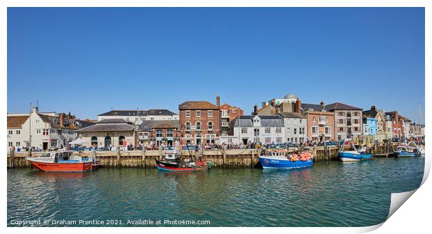 Weymouth Waterfront Print by Graham Prentice