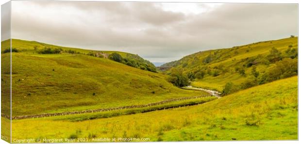 Rolling Hills in Cumbria Canvas Print by Margaret Ryan