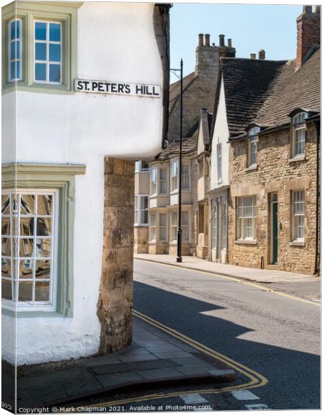 St Peter's Hill, Stamford, Lincolnshire Canvas Print by Photimageon UK