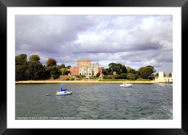 Brownsea Island Castle, Poole. Framed Mounted Print by john hill
