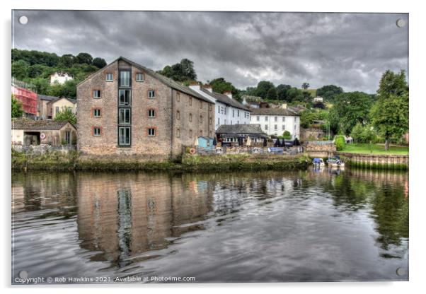 Steam Packet Reflections Acrylic by Rob Hawkins