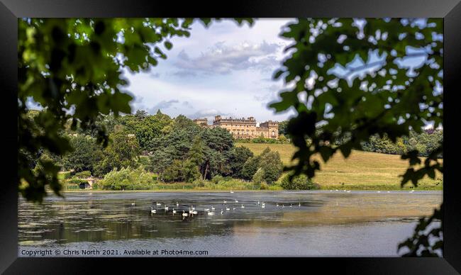 Harewood House, one of the Treasure Houses of England. Framed Print by Chris North