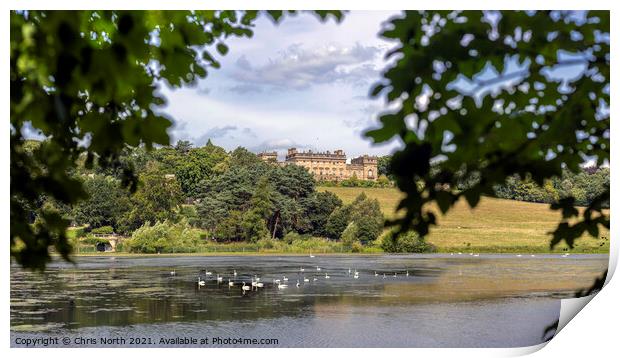 Harewood House, one of the Treasure Houses of England. Print by Chris North
