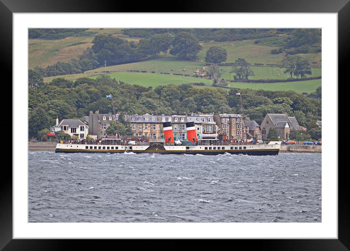 Waverley at Largs Framed Mounted Print by Allan Durward Photography