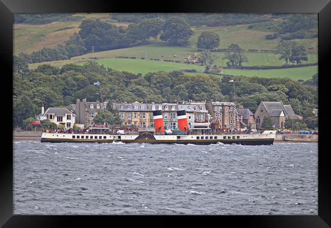 Waverley at Largs Framed Print by Allan Durward Photography