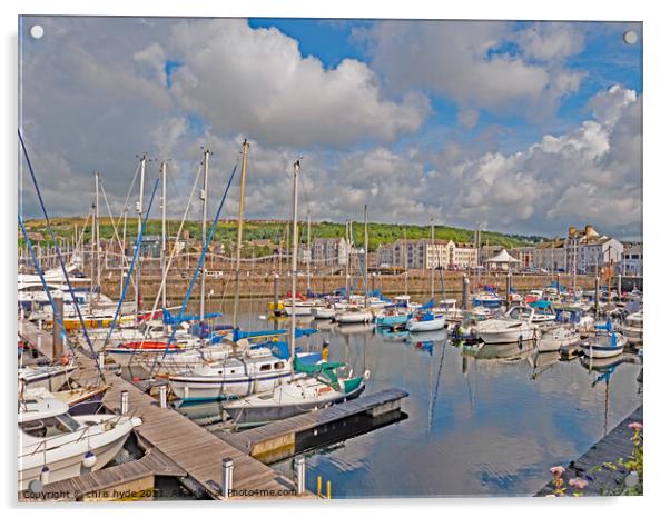 Whitehaven Marina Acrylic by chris hyde