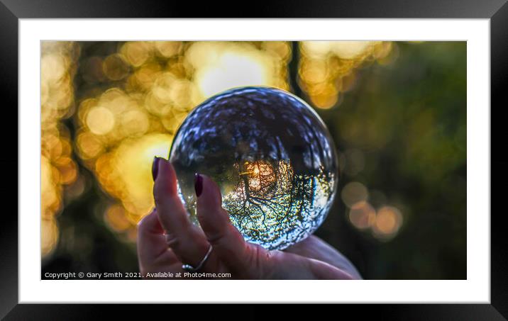 Looking into The Photoball Framed Mounted Print by GJS Photography Artist