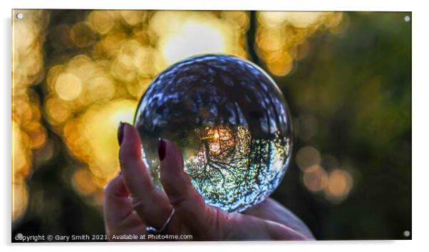 Looking into The Photoball Acrylic by GJS Photography Artist