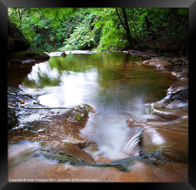 Downstream Framed Print by Keith Thorburn EFIAP/b