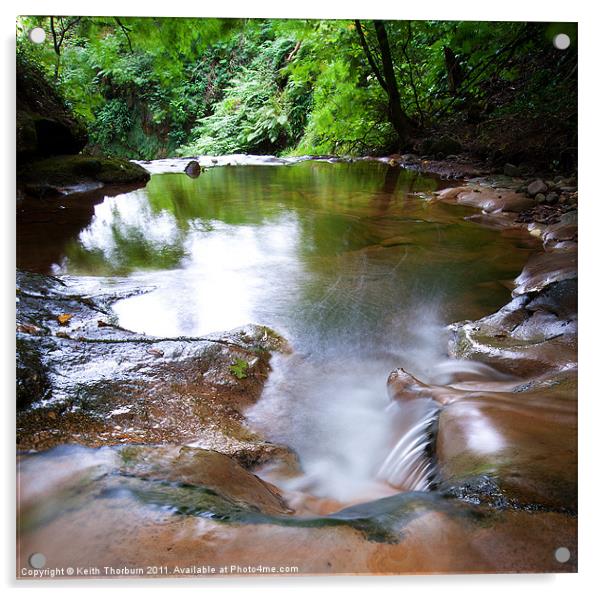 Downstream Acrylic by Keith Thorburn EFIAP/b