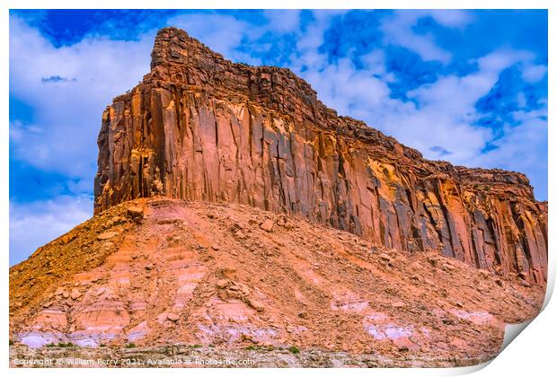Red Cliff Canyonlands Needles Utah Print by William Perry