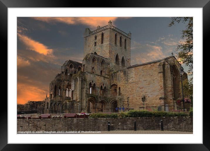Jedburgh Abbey (2) Framed Mounted Print by Kevin Maughan