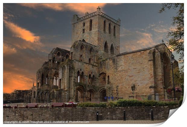 Jedburgh Abbey (2) Print by Kevin Maughan