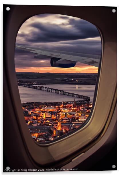 Dundee Flight  Acrylic by Craig Doogan