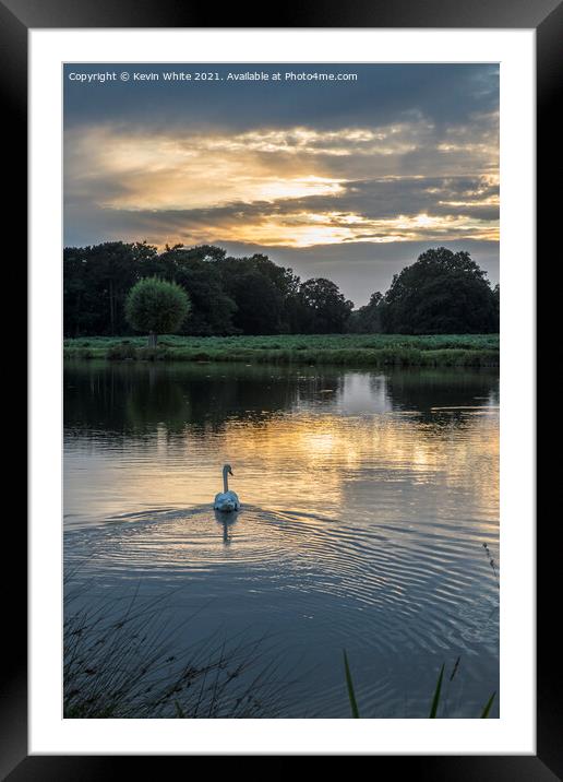 Last Light Framed Mounted Print by Kevin White