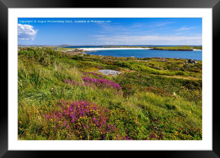 Dog's Bay near Roundstone, County Galway, Ireland Framed Mounted Print by Angus McComiskey