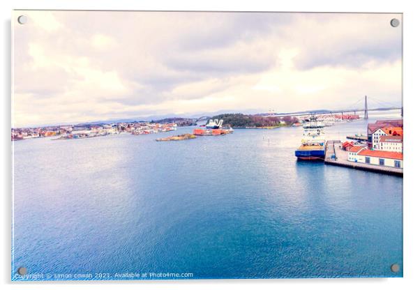 Stavanger Norway Acrylic by simon cowan