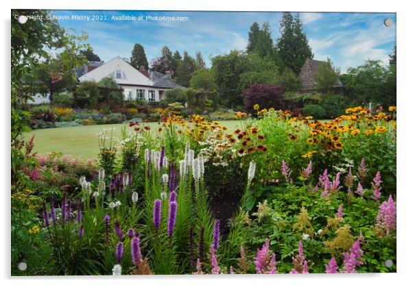 The Rodney Gardens Perth Scotland Acrylic by Navin Mistry