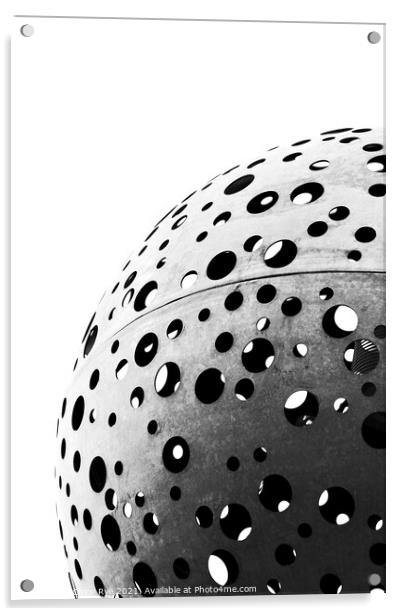 Sphere by the London Olympic Stadium Acrylic by Chloe Rye