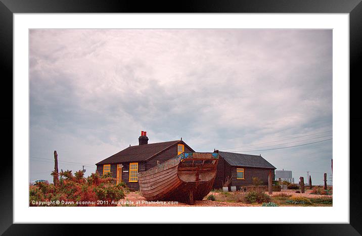 Prospect Cottage, Derek Jarmen Framed Mounted Print by Dawn O'Connor