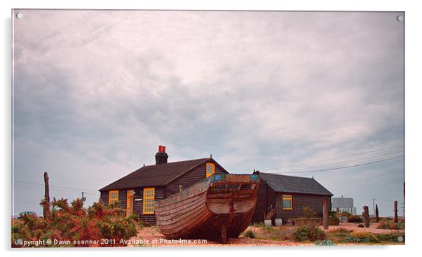 Prospect Cottage, Derek Jarmen Acrylic by Dawn O'Connor