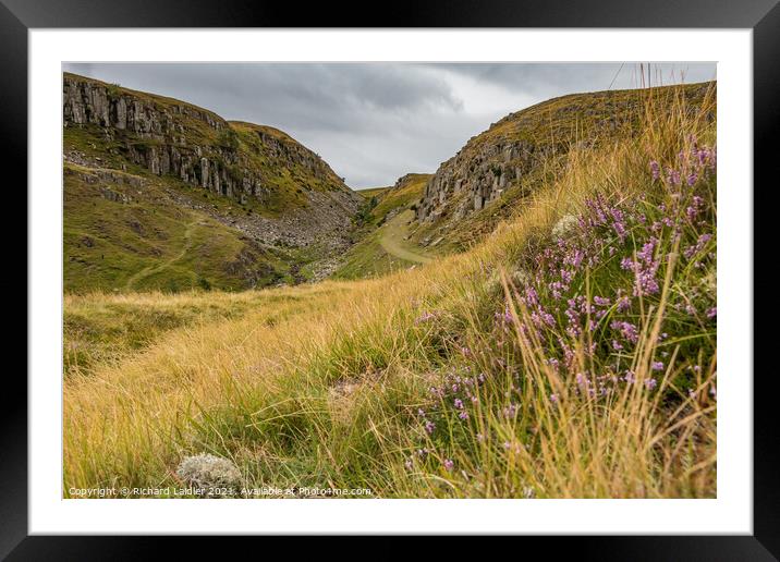 Holwick Scar, Teesdale Framed Mounted Print by Richard Laidler