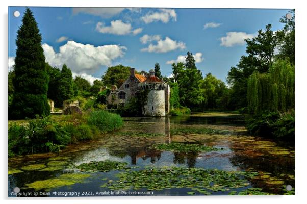 Scotney Castle  Acrylic by Dean Photography