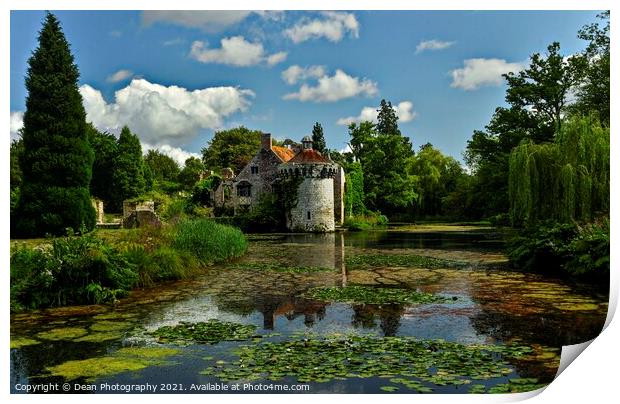 Scotney Castle  Print by Dean Photography