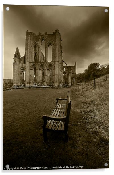 RIEVAULX ABBEY Acrylic by Dean Photography