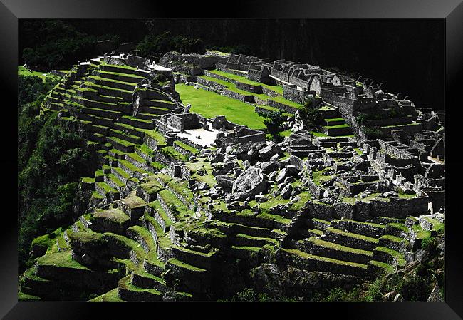 Machu Picchu Framed Print by Neil Gavin
