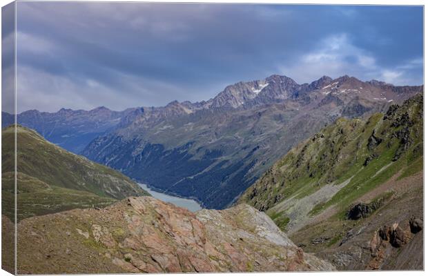 Amazing Kaunertal Valley in Tyrol Austria - the Austrian Alps Canvas Print by Erik Lattwein