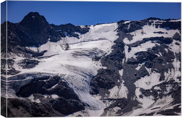 Kaunertal Glacier in the Austrian Alps Canvas Print by Erik Lattwein