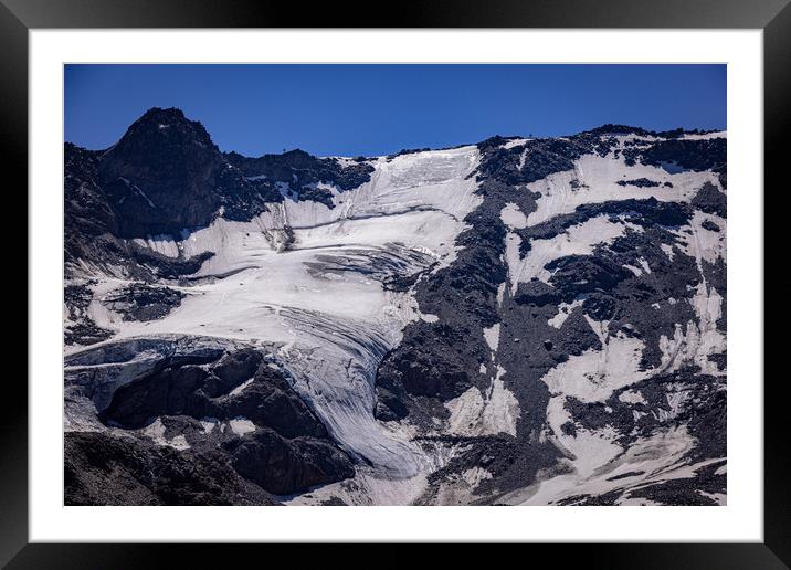 Kaunertal Glacier in the Austrian Alps Framed Mounted Print by Erik Lattwein